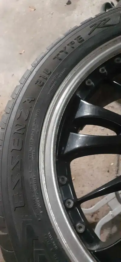 They are universal mags They will fit alot of different cars and trucks .tires are like new