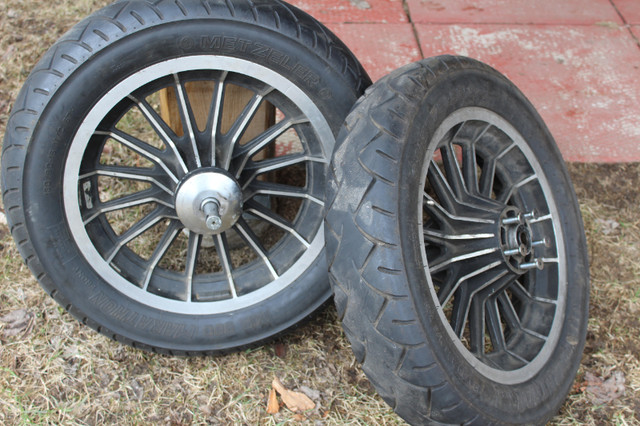 Original 1977 and up Harley Shovelhead FLH Wheels in Motorcycle Parts & Accessories in Renfrew