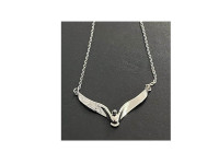 Jewelry Vintage Silver Tone Choker Bird Necklace Sarah Coventry