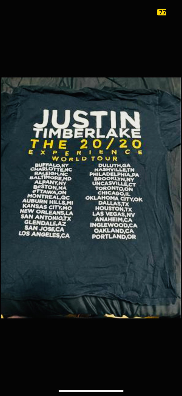Justin Timberlake and Usher shirts and gifts! in Men's in Mississauga / Peel Region - Image 2