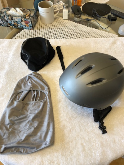 Skiing Gear - GIRO Helmet, REUSCH Gloves, Goggles, View more