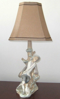 Lampe de Table LLADRO Le Berger Porcelaine SHEPHERD Table LAMP