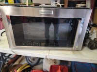 Kitchenaid over range microwave and convection oven