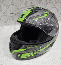 CKX RSV Rapid Green Motorcycle Helmet - Ladies Large