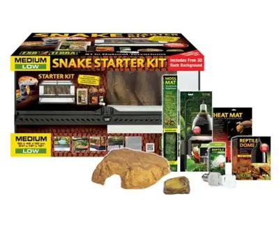 Snake Starter Kit Starter Kit For Corn Snakes, Milksnakes, Kingsnakes and Ball Pythons Front window...