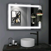 GUZEX 36 X 24 Inch Bathroom Mirror with LED Light