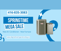 SALE NOW Air Conditioners Furnaces Installed