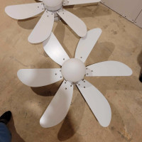 FAN-tastic  White Ceiling Fan - 36"L x 36"W/11"