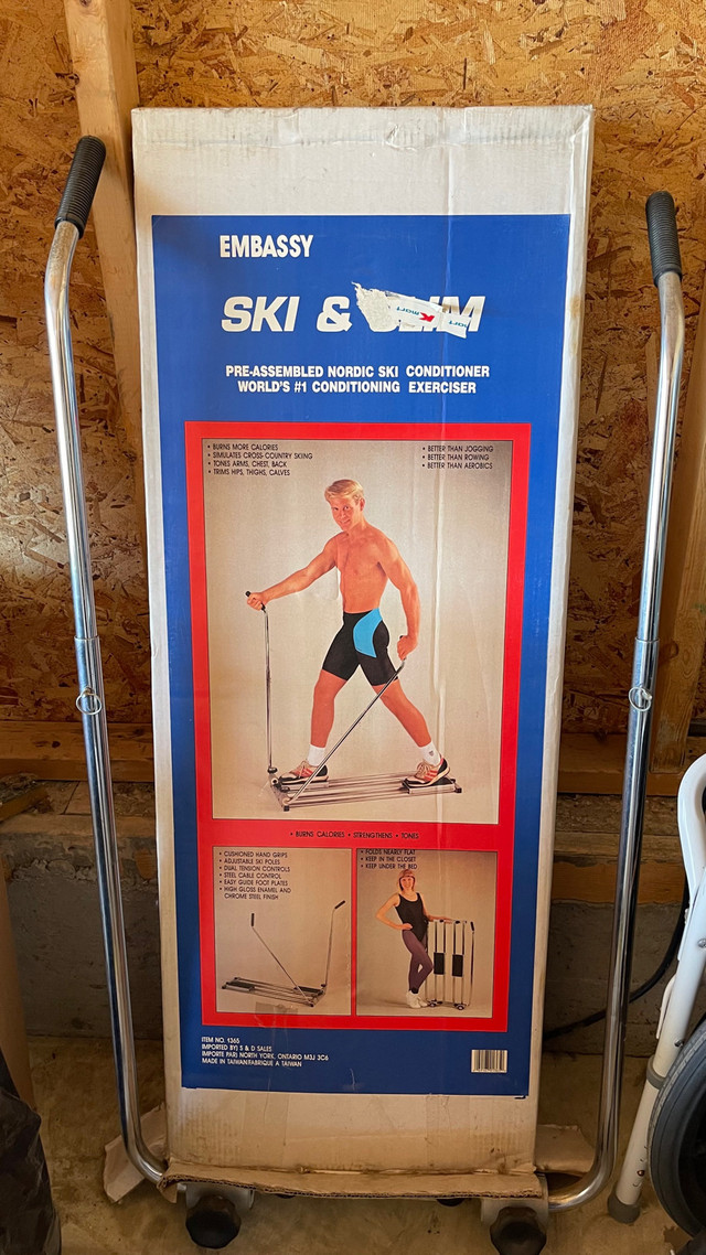 Ski and Slim Pre assembled  Nordic Ski  Exercise Equipment  in Ski in Edmonton