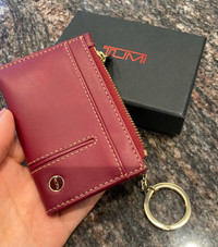 Vintage New Tumi  - Leather Zip Key Case/card wallet