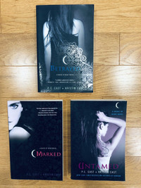 Betrayed,  Marked, Untamed - from the House of Night Series