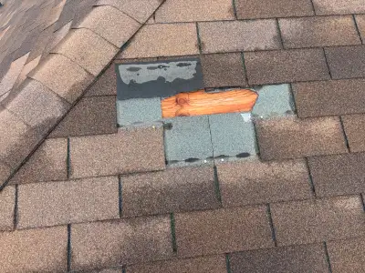 roof leak missing repair, View more