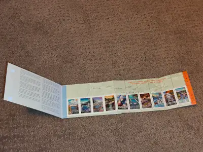 I am selling a complete, original 1998 Canada Post stamp booklet featuring the - Canals of Canada, R...