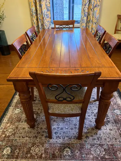 Solid Wood Dining Room Table, View more