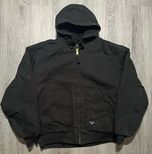 Walls Work Wear Jacket Black Vintage Large Men in Men's in Laval / North Shore - Image 2