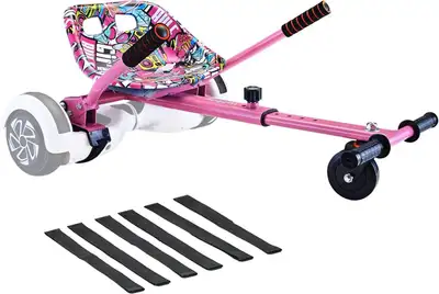 Enjoy a smooth, safe ride with this adjustable hoverboard seat attachment. Compatible with 6.5", 8",...