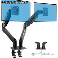 Dual Monitor Arm - Double Gas Spring Arm Mount for 35" Screens