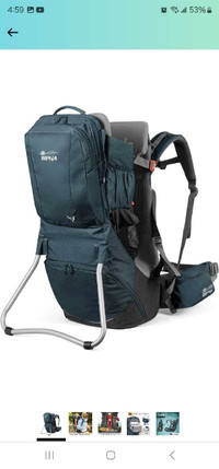 Hiking Backpack Carrier, Ergonomic Pro Hiking Baby Carrier Backp