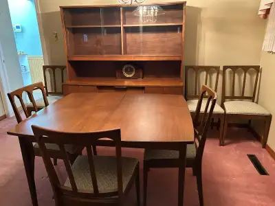 Vintage Mid-Century Modern Dining Room Set, View more