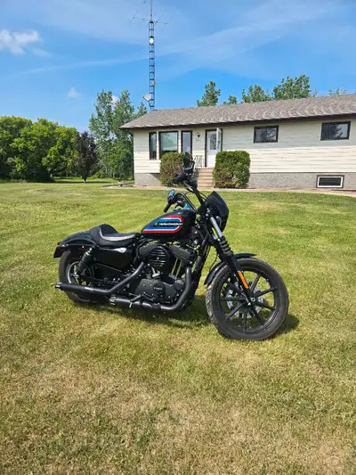 2020 iron 1200 sportster with 1300km, Pretty well brand new. After market pipes sounds great. Call/...