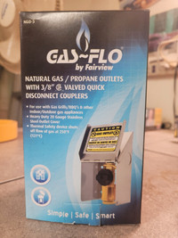 Fairview GAS-FLO® NGO-3 Natural Gas/Propane Gas Outlet With Stai