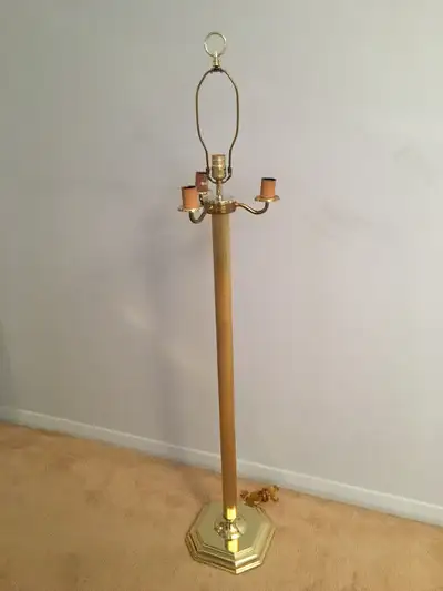 FLOOR LAMP (4 LIGHTS) GOLD FINISH VINTAGE, View more