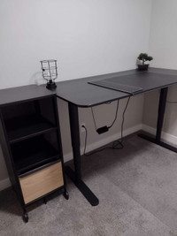 Office table &amp; file cabinet 
