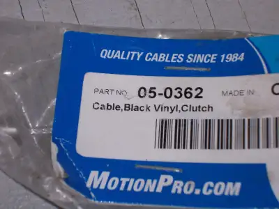 Brand new Motion Pro clutch cable 05-0362 for Yamaha YZF R6 2006-2020.