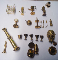 Vintage Miniature Brass Collection