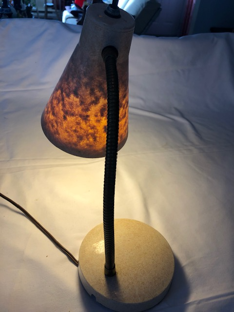VINTAGE 1960s GOOSENECK LAMP DESK in Indoor Lighting & Fans in West Island - Image 3