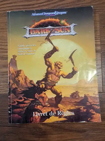 Advanced Dungeons and dragons Dark Sun Livret de Règles, View more