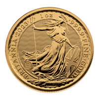 2023 1 oz Britannia Gold Coin - Pièce en or britannique 24kt 999