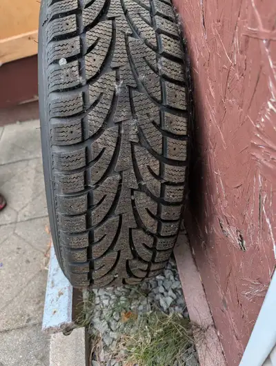 A set of 4 Winter tire for sale asking 450$ neg Only 5 months used, reason for selling is we change...