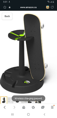 New Skateboard Stand display rack rotating longboard