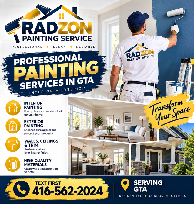 Interior Painter — North York & GTA | Clean Work, Fair Prices
