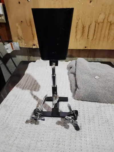 Gibraltar bass drum cowbell pedal mount., View more
