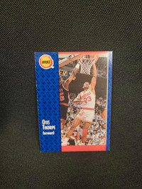 1991 Fleer Otis Thorpe Forward Houston Rockets Card #80