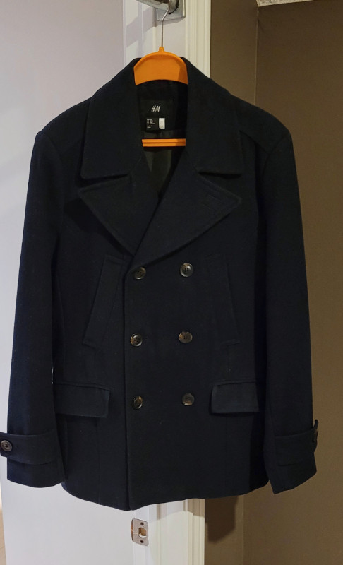 Winter Wool Blazer/Jacket in Navy Blue in Men's in Mississauga / Peel Region - Image 4