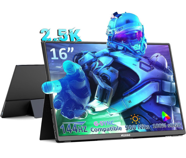 Portable gaming monitor 1440p 144hz Brand New | Monitors | Hamilton | Kijiji