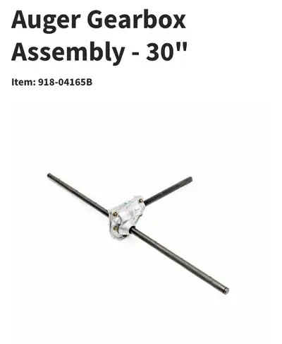 Snowblower parts, View more