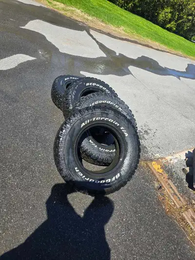 LT245/75/R16 bought for my truck didn't fit 400 obo 514-347-2828