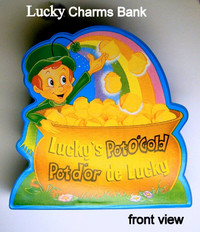 Vintage Lucky Charms Bank, new, USA