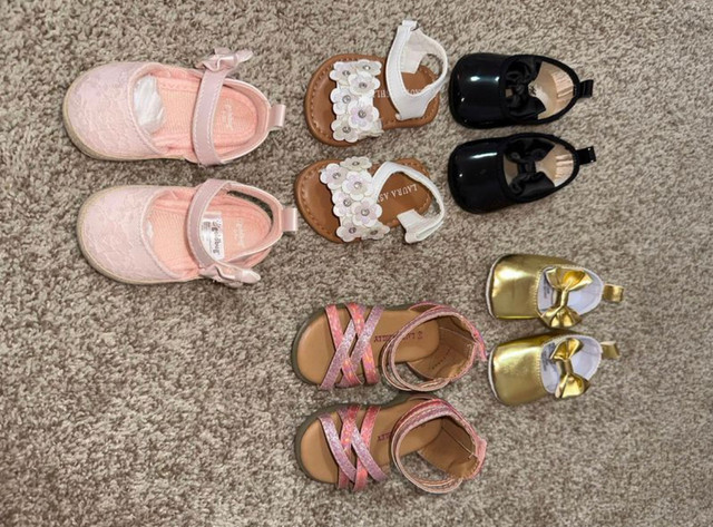 All NEW unworn Baby Girl Shoes size 0-3  in Clothing - 0-3 Months in London - Image 3