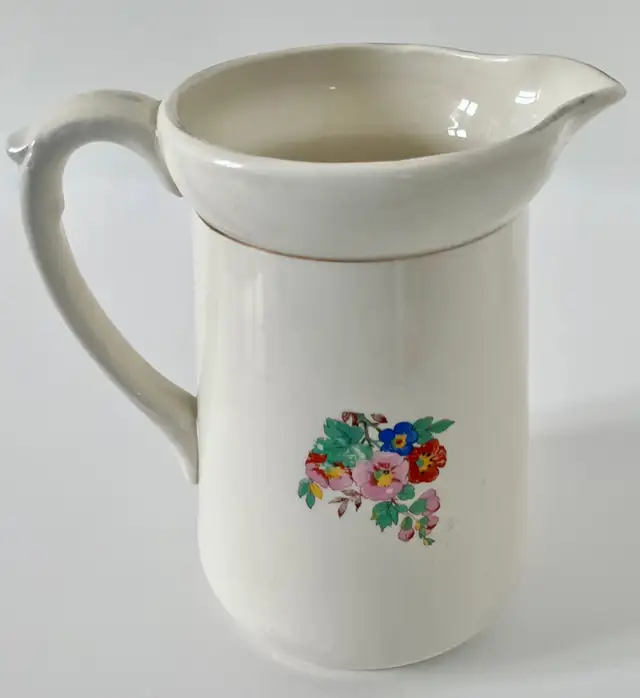Antiquity 1950 porcelain pitcher Alfred Meakin England63436969763713123