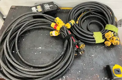 4 Circuit extension power cords , View more