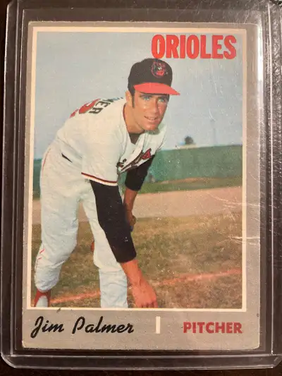 Hi everyone. I have a 1970 OPC Jim Palmer baseball card for sale. This Canadian version card of the...