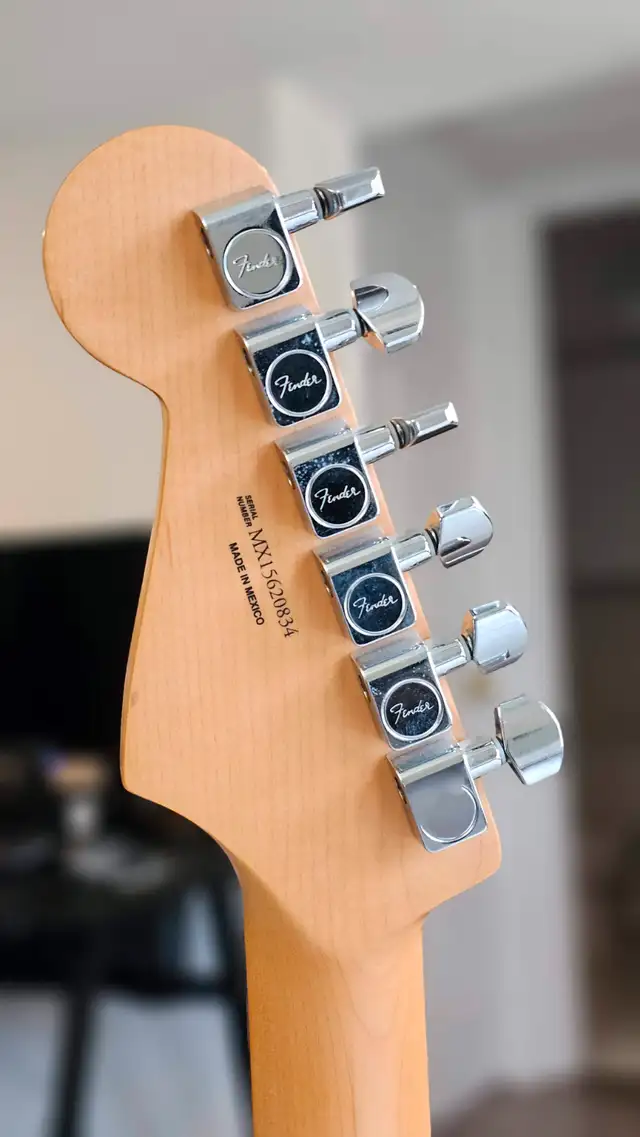 2015 MIM Fender Stratocaster - SSS, Candy Apple Red in Guitars in Hamilton - Image 6