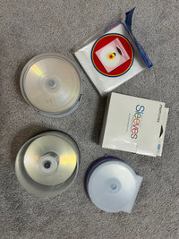 CD/DVD plastic sleeves and cases 