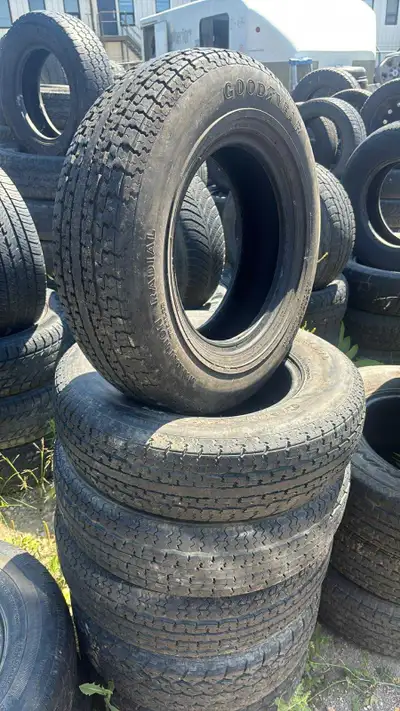 TRAILER TIRES GOODYEAR MARAPHONE RADIAL ST 175/80 R13 LOAD RANGE B Set of 4 - $220 CONTACT ME AT: 58...