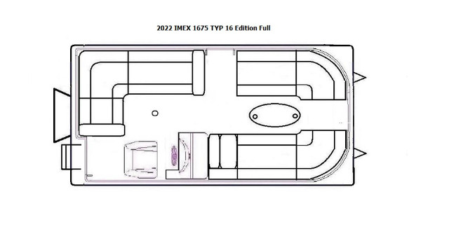 2024 IMEX 1775 - Pontoon Boat Kit, optional assembled. in Powerboats & Motorboats in Fredericton - Image 3